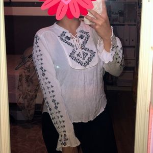 Long sleeve blouse